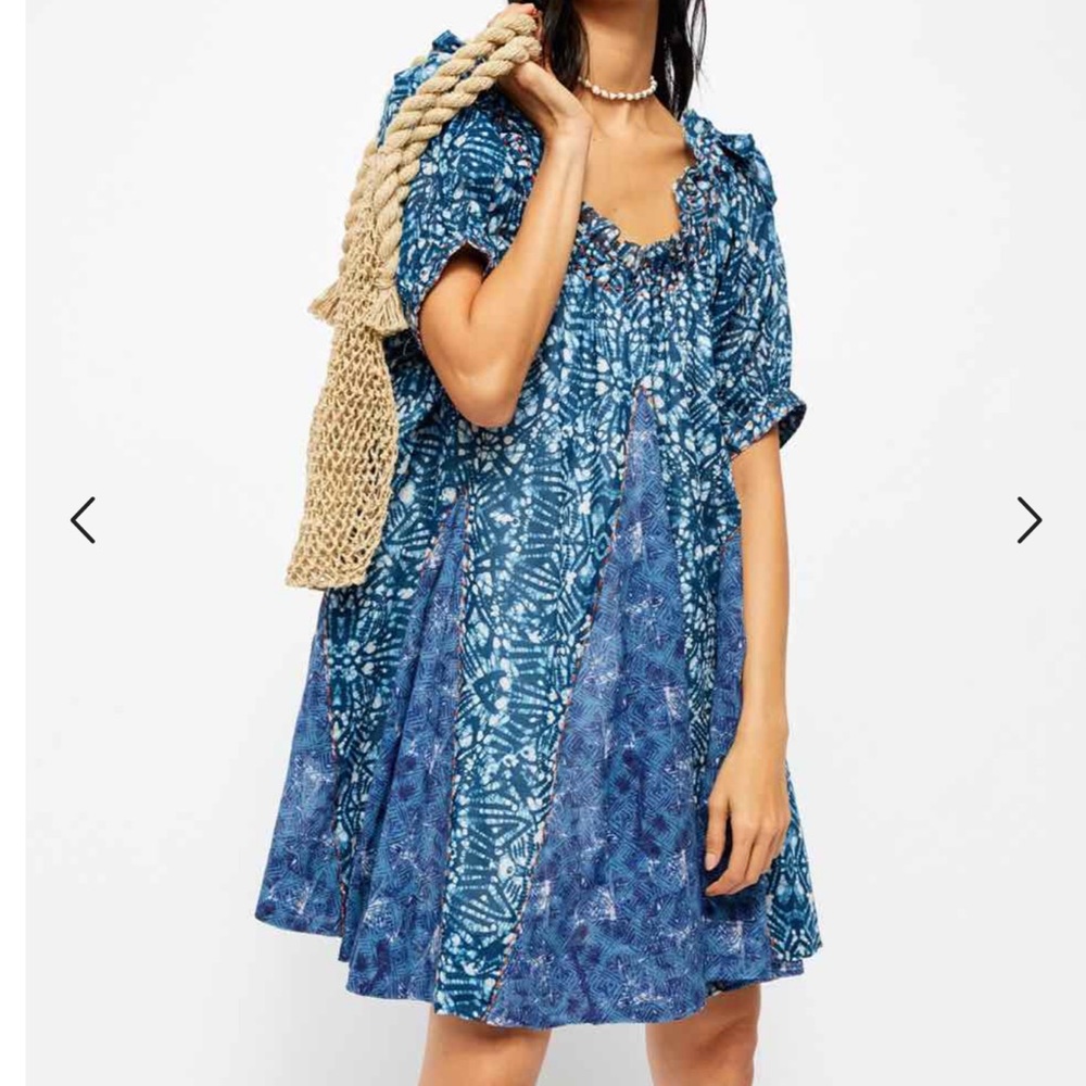 NWT FREE PEOPLE JET SET MINI DRESS SIZE XS Z101-20 - Picture 3 of 4